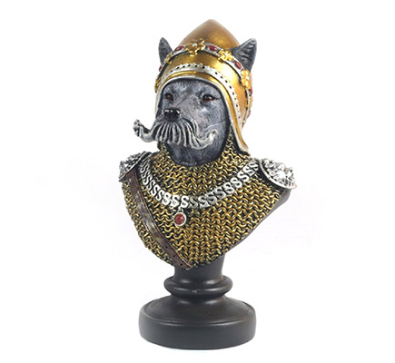 Resin Dog Soldier Bust - Click Image to Close